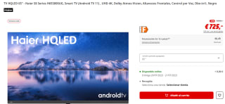 TV HQLED 65" Haier S8 Series H65S800UG por 725€