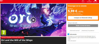 Ori and the Will of the Wisps - Nintendo Switch por 5.99€