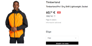 Chaqueta de Hombre Timberland Pro® Dry Shift Lightweight por 60€