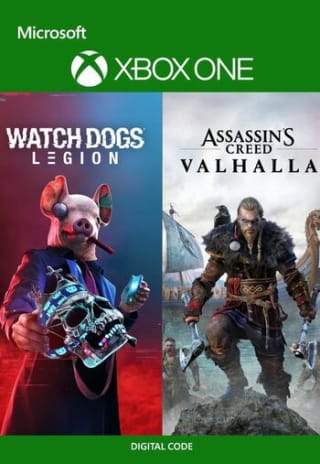 Jeu Assassin’s Creed Valhalla + Watch Dogs: Legion Bundle à 18,20 €