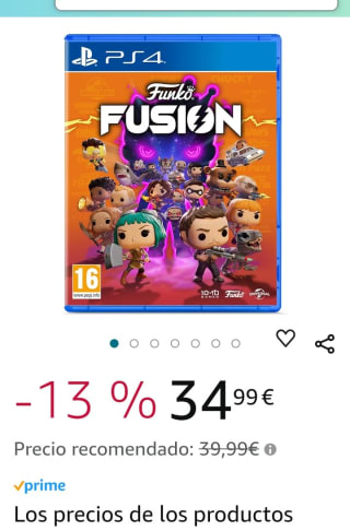 Funko Fusión PlayStation 4 por 34,95€.