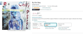 Disco By the Way - Red Hot Chili Pepper por 5.99€