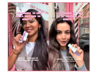 Muestra de MiniTallas Benefit Gratis en Madrid.