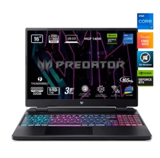 Ordenador Portatil Acer Predator Helios Neo 16 PHN16-71-76XV Intel Core i7-13700HX/32GB/1TB SSD/RTX 4060/16" por 1499€