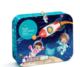 Puzle sostenible de 200 piezas neón Espacio El Corte Inglés por 7,45€