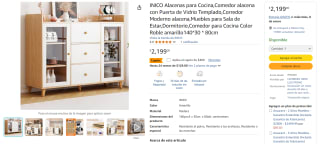 Alacenas para Cocina INICO por $2,199 | Descuento Amazon