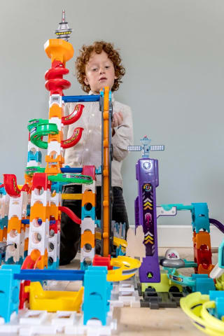 VTech Marble Rush Super Sky Tower Set XL300E Knikkerbaan voor €40,49 bij Amazon.