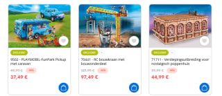 25% korting op geselecteerde Playmobil sets