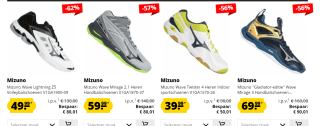 Tot 62% korting op Mizuno sportschoenen bij Sport Korting