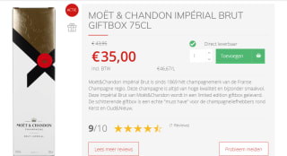 Moet & Chandon Brut Impérial (75cl) voor €35 bij Drankdozijn
