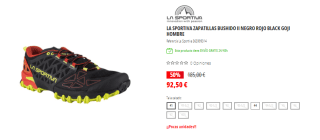 Zapatillas de Trail Running de Hombre La Sportiva Bushido II por 92.5€