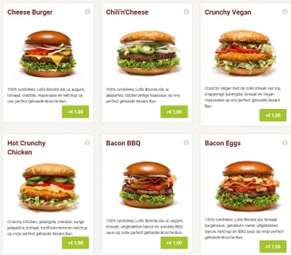 Gratis burger bij aankoop van minstens €9,95 bij Burgerme