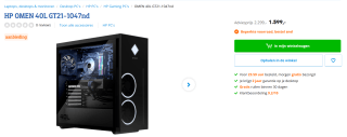 HP OMEN 40L GT21-1047nd Ryzen 7 RTX 4070 Super Gaming Desktop voor €1599 bij Coolblue