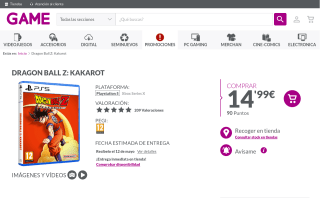 Dragon Ball Z Kakarot para PS5 juego de acción aventura rol por 14,99€