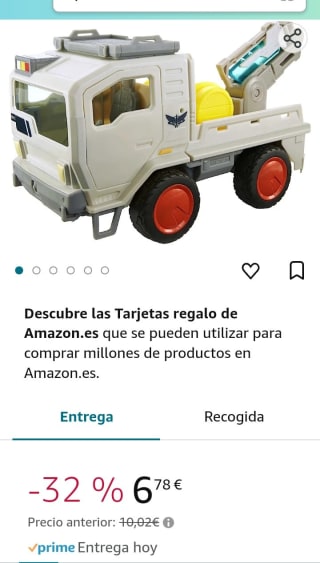 Disney Pixar Lightyear Pixar Lightyear Vehículo Buzz Truck por 6,78€.