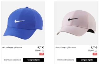 NIKE - Gorras por 9,99€