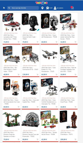 -25% en Lego Star Wars desde ToysRus.