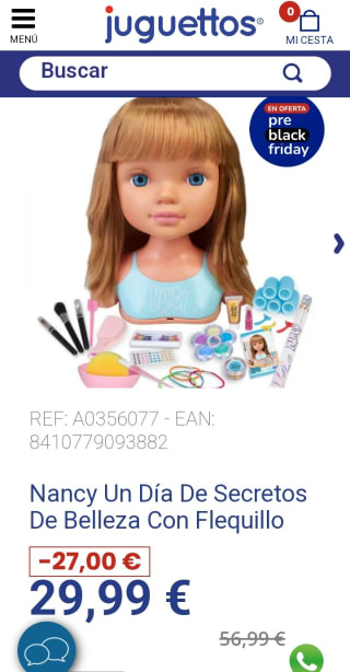 Nancy Un Día De Secretos De Belleza Con Flequillo por 29,99€.