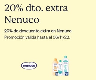 20% de Descuento Extra en Nenuco.