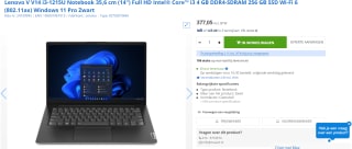 Lenovo V14 G3 IAP 82TS - Laptop voor €377,05 bij Max ICT