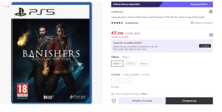 Juego Banishers: Ghosts of New Eden PS5 por 47.59€ (Cuenta Nueva 37.59€)