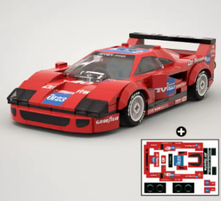 Bloques construcción Ferrari F40 LM por 15,99€