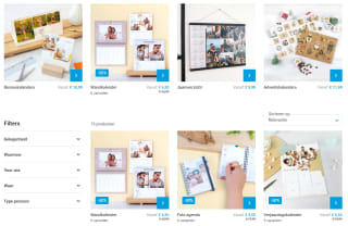 50% korting op kalenders en agenda's bij Smartphoto
