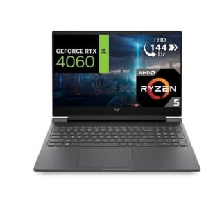 Portátil Gaming HP Victus Ryzen 5 8645HS 16GB DDR5 512GB RTX 4060 16" FHD IPS 165Hz 100% sRGB por solo 739,99€