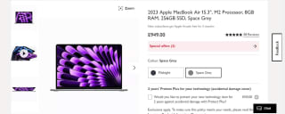 Apple MacBook Air 2023: £949