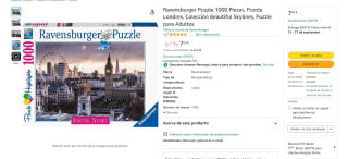 Puzzle de 1000 Piezas, Londres marca Ravensburger por 7€