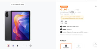 Xiaomi Redmi Pad 2 voor €169 in de Mi store