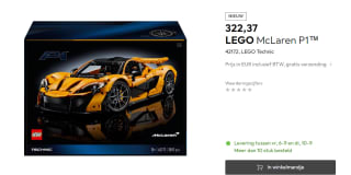 LEGO Technic - McLaren P1™ voor €322,37 bij Galaxus