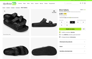 Chanclas Hebilla Hombre a tan solo 2,99€