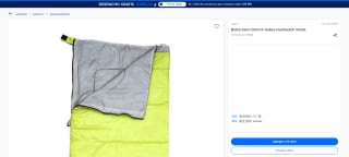 Saco de dormir Alpes Sobre Humboldt verde por $11.990