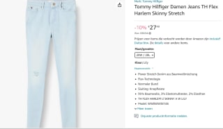 Tommy Hilfiger Th Flex Harlem U Skinny A W Lily voor €27,49 bij Amazon
