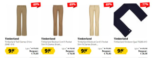 Tot 89% korting op Timberland kleding, schoenen en accessoires bij Sport Korting