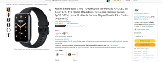 Reloj inteligente Xiaomi Smart Band 7 Pro por solo 49,99€