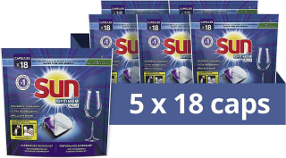 Sun Optimum All-in 1 Normaal Vaatwascapsules - 5 x 18 capsules - voor €12 bij Amazon