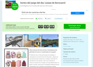 Líneas de ferrocarril gratis por tiempo limitado