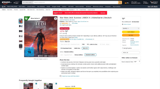 Star Wars Jedi: Survivor XBOX X por 9,99€