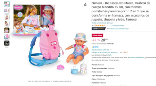 Muñeco Nenuco De paseo con Mateo por 28,99€