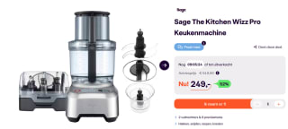 Sage Appliances The Kitchen Wizz Pro ™ keukenmachine voor €249 bij iBOOD