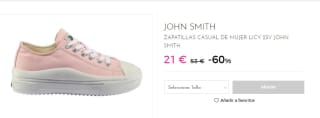 Zapatillas Casual para Mujer John Smith Licy por 21€