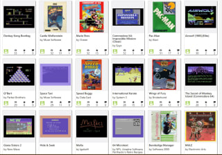 Diverse Commodore C64 online games gratis bij Internet Archive