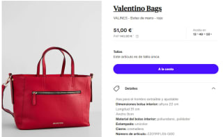 Bolso de Mano Valentino Bags VALINES por 51€
