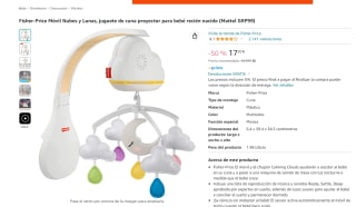 Juguete de cuna Móvil Nubes y Lunas marca Fisher price por 17,50€