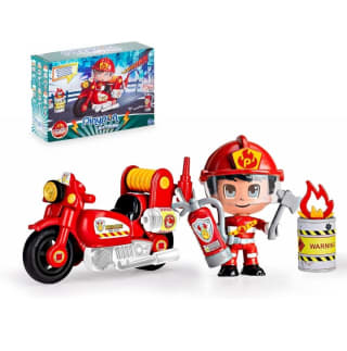 Pinypon Moto de Bombero por 7,50€.