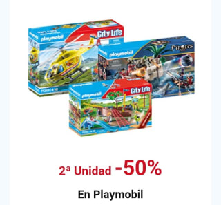 Playmobil Segunda Unidad al -50% de Descuento.
