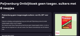 Gratis Peijnenburg Ontbijtboek (zonder toegevoegde suikers)