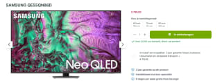 SAMSUNG 55QN86D Neo QLED 4K (2024) voor €798 bij Plasmavisie